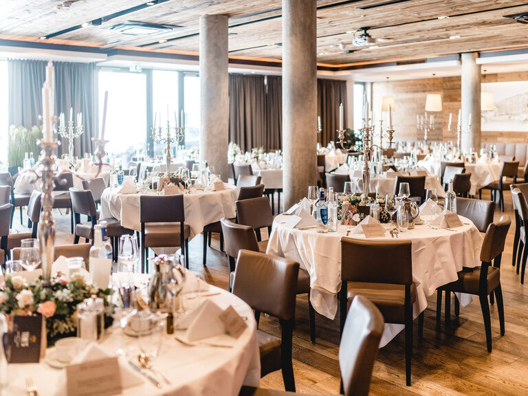 Der Saal Xaver ist bereit für seine nächste Hochzeit.